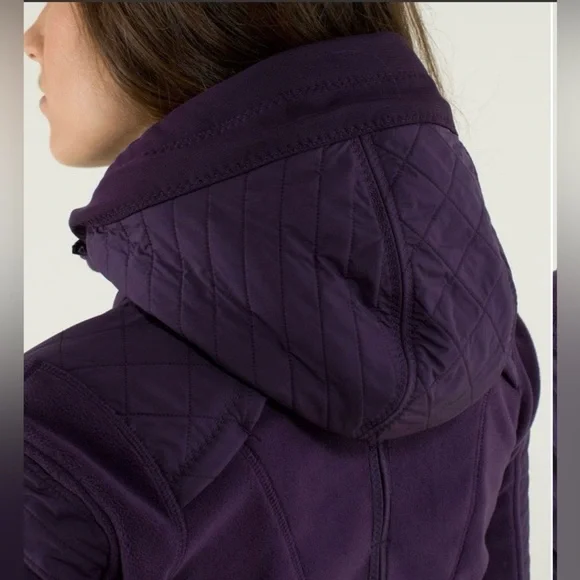 Lululemon Fleecy Keen Jacket in deep Zinfandel - Picture 7 of 12